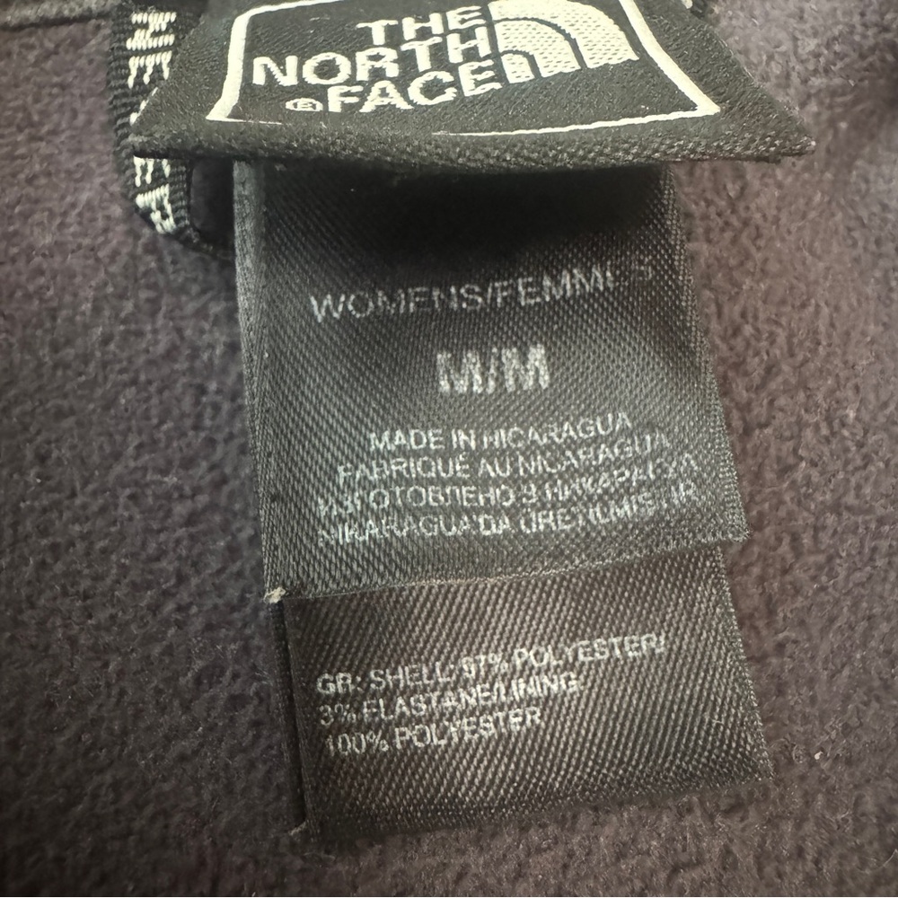 The North Face Apex Bionic Jacket Black Gray Full Zip Soft Shell Jacket Womans M - Picture 12 of 12